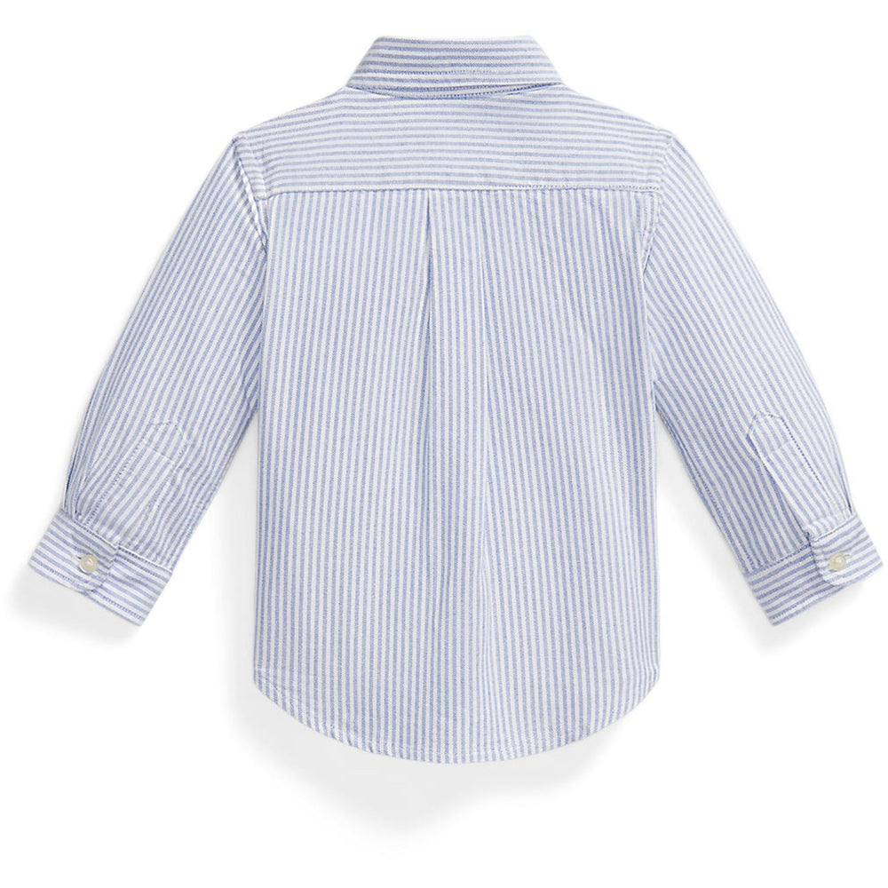 Køb Ralph Lauren Baby Lt Blue Stripe Sport Skjorte