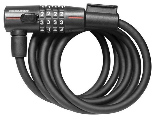 Trelock SK 210 C180/10 - Câble de vélo compact et flexible  180 cm  noir