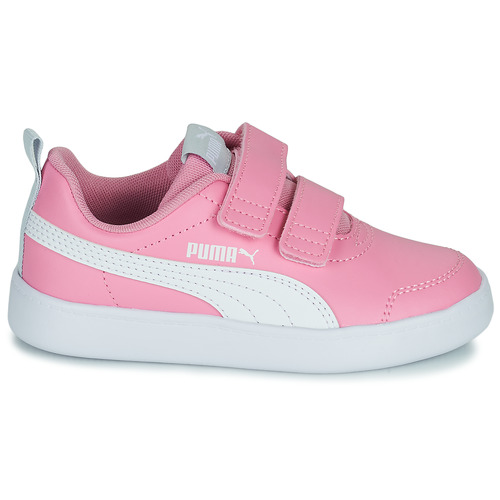 Puma - Courtflex v2 V PS - Rose / Blanc