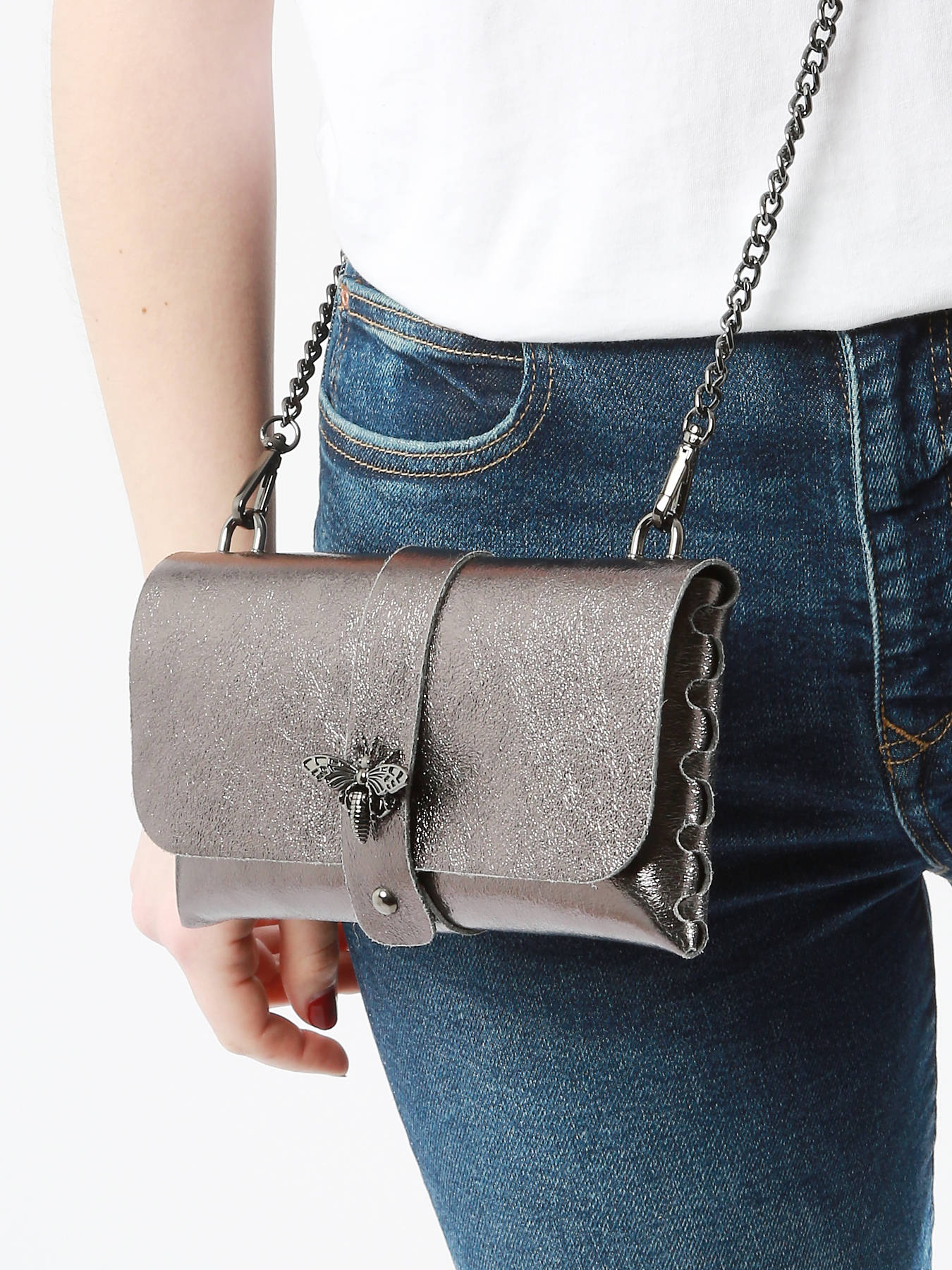 Sac bandoulire Nine cuir MILANO