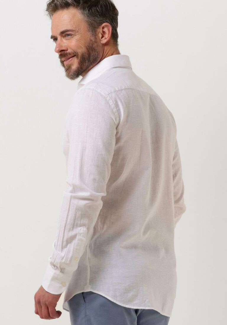 PROFUOMO witte profuomo casual overhemd ppuh10017