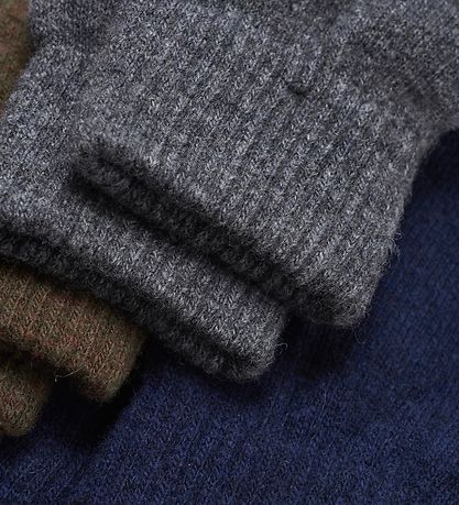 CeLaVi Handschuhe - Wolle/Nylon - 5er-Pack - Sea Turtle/Navy/Gre