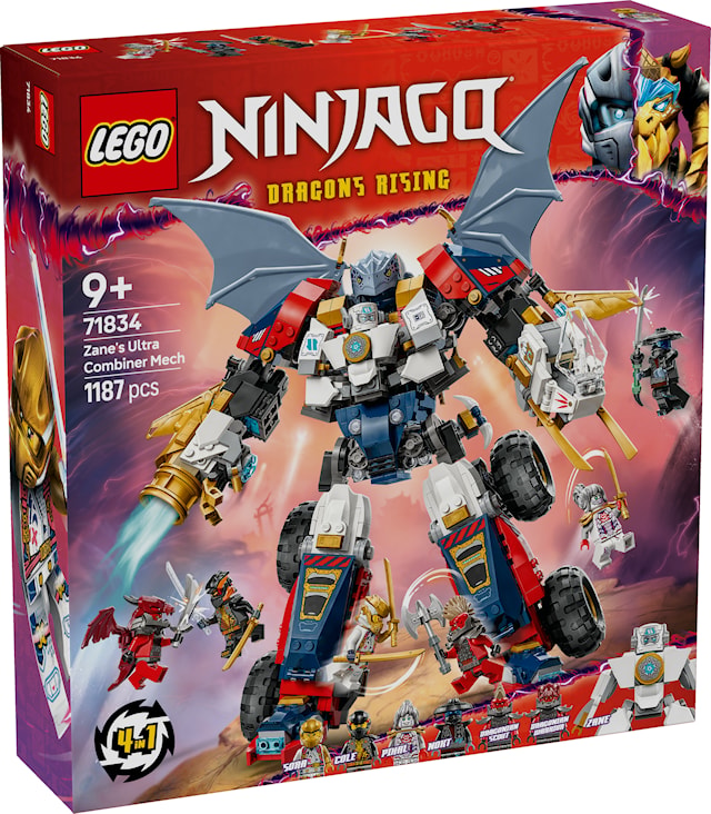 Zanes ultra-kombinasjonsrobot LEGO® Ninjago (71834)