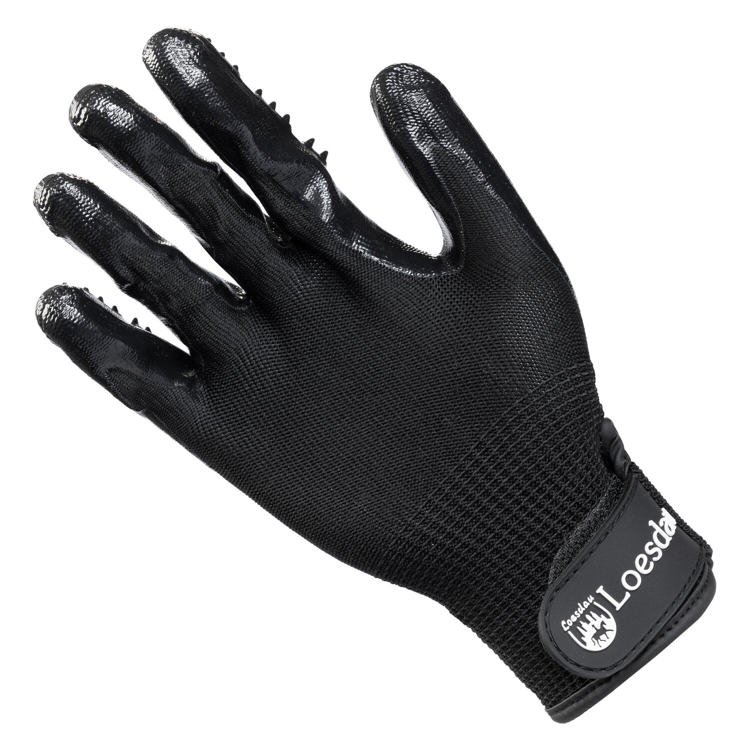 Loesdau Pflegehandschuhe  - schwarz