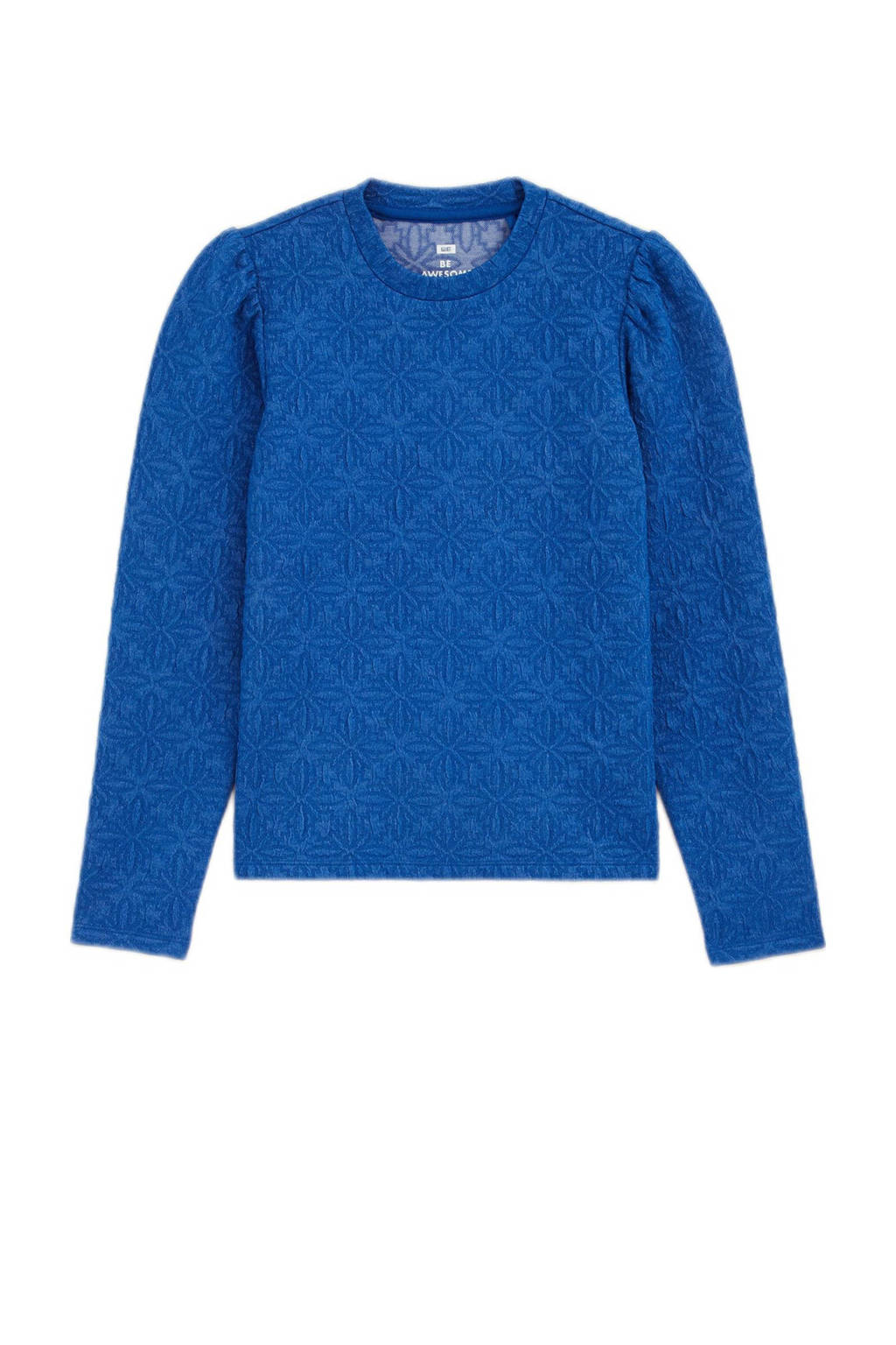 WE Fashion longsleeve kobalt blauw