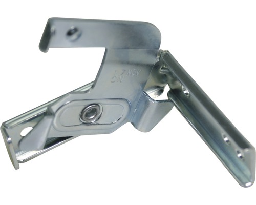 Metalen spanstang 50 mm aluminiumkleurig