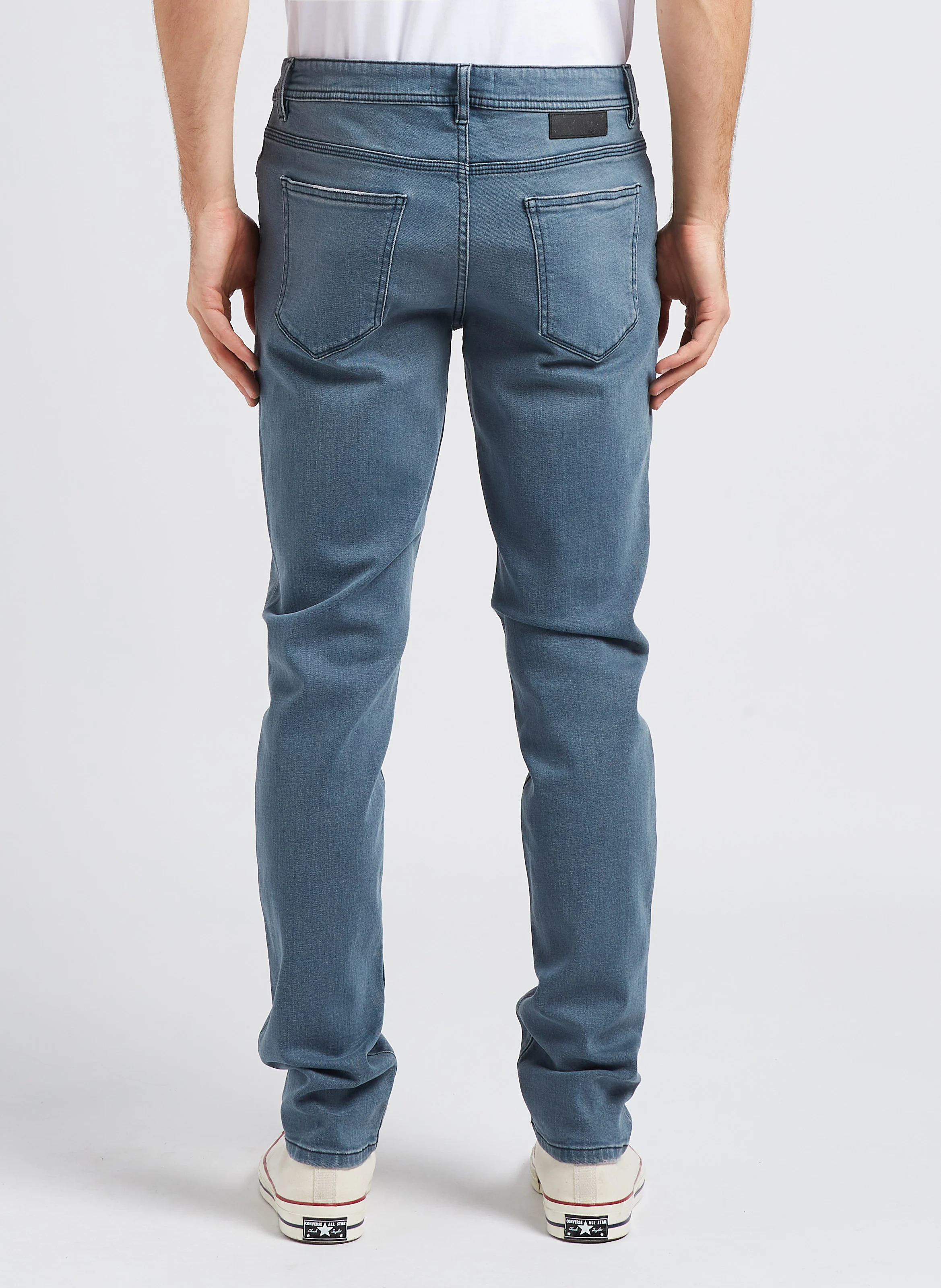 Jean slim en coton bio stretch| Bleu