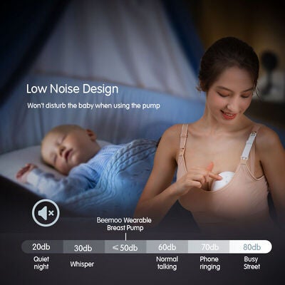 Beemoo CARE Wearable Elektrisk Brystpumpe Singel