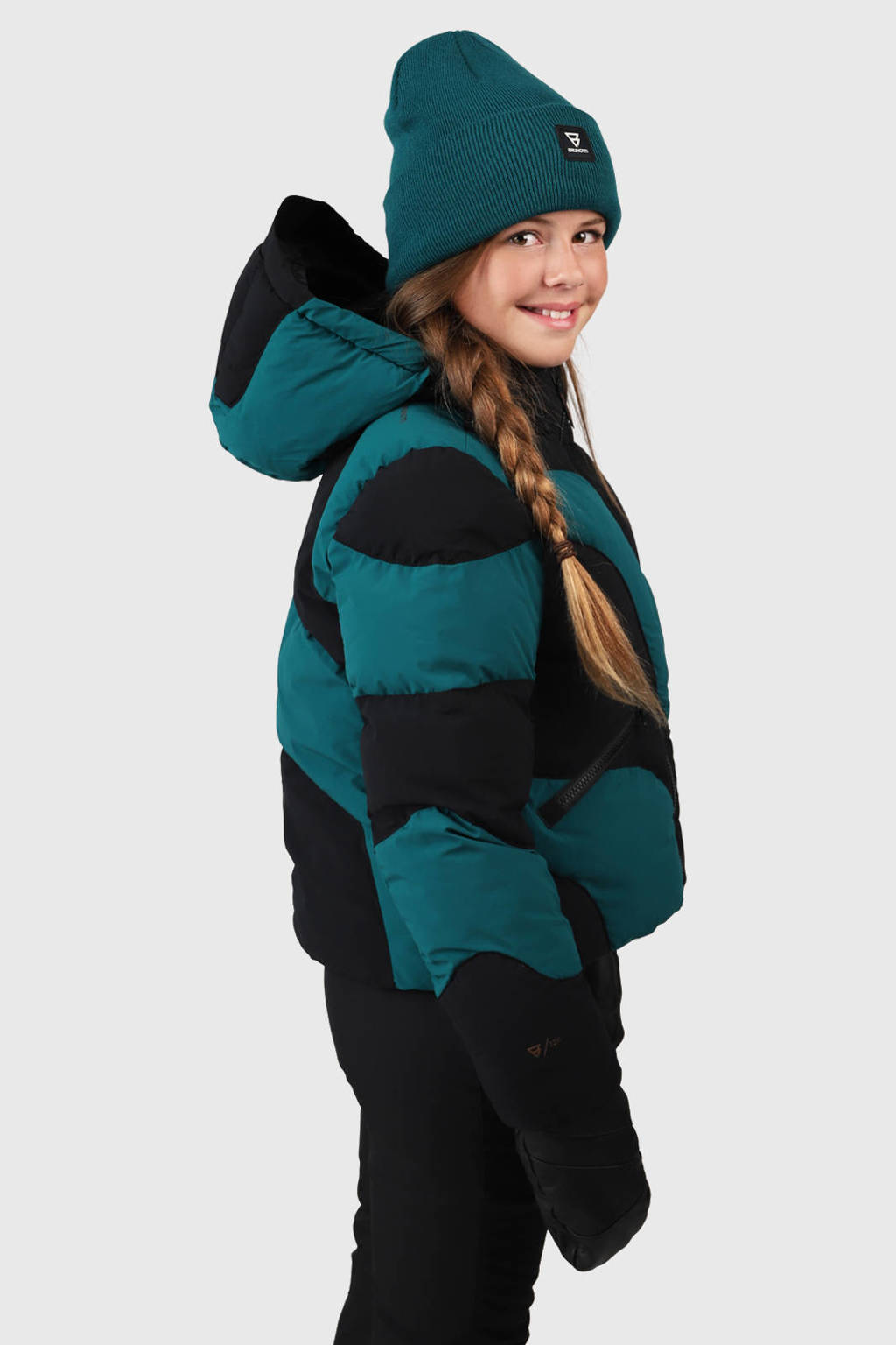Brunotti ski-jack Marbley groen/zwart