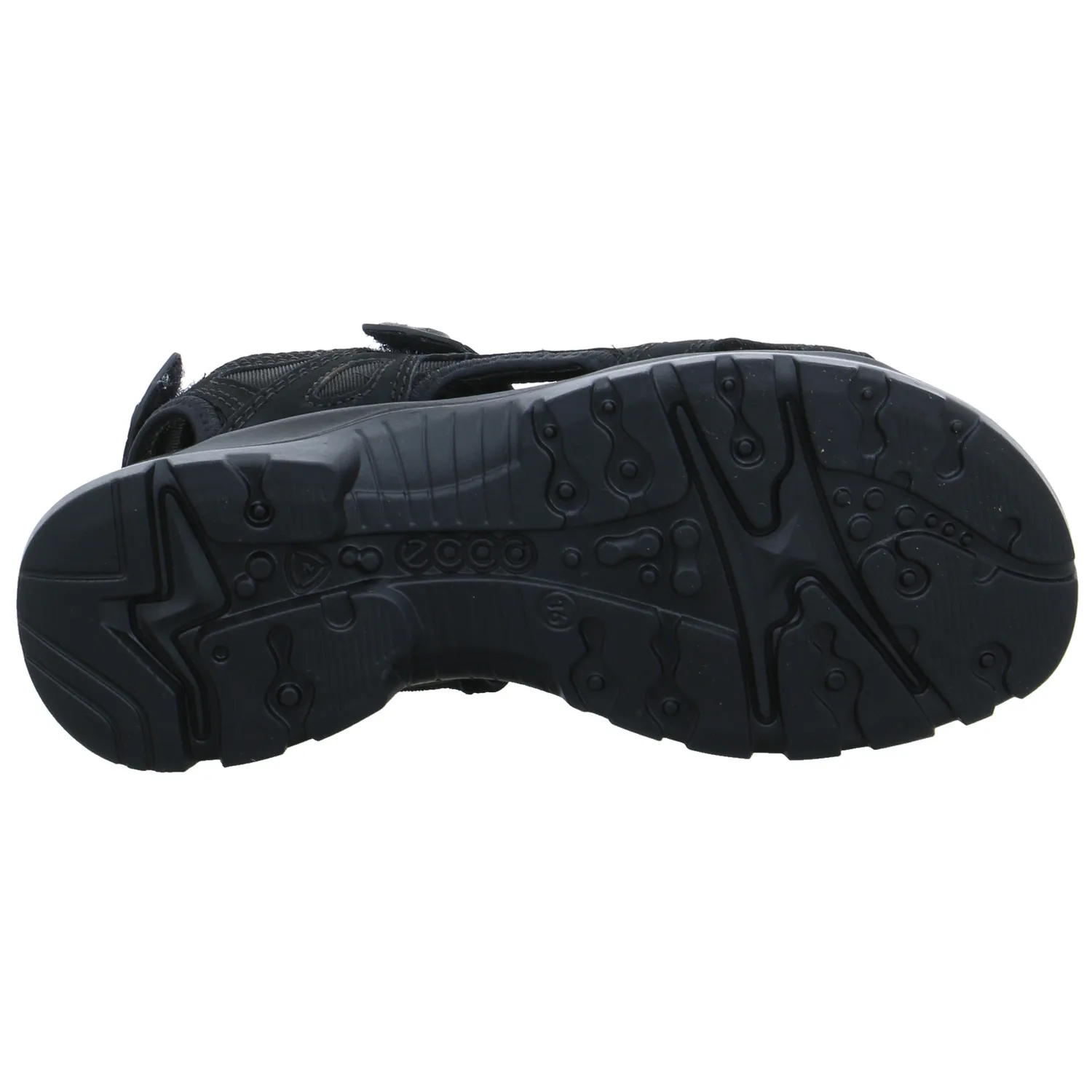 ECCO Trekking-Sandalette Schwarz Leder
