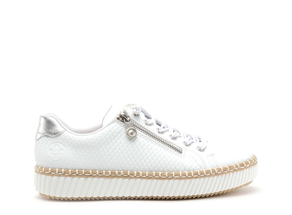 Rieker basses femme m2940 blanc