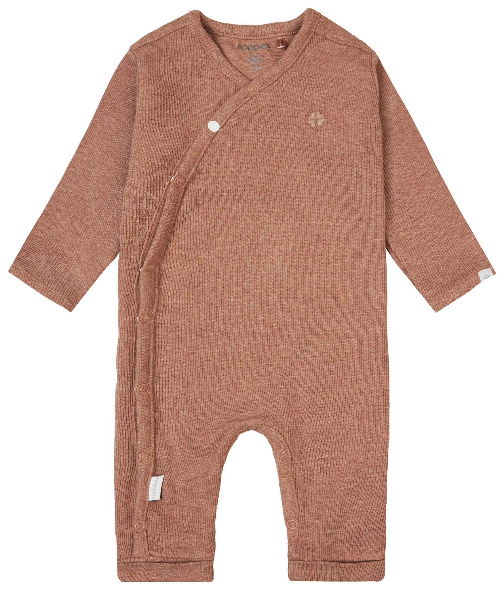 Noppies Noppies playsuit Rib Nevis cafe au lait melange