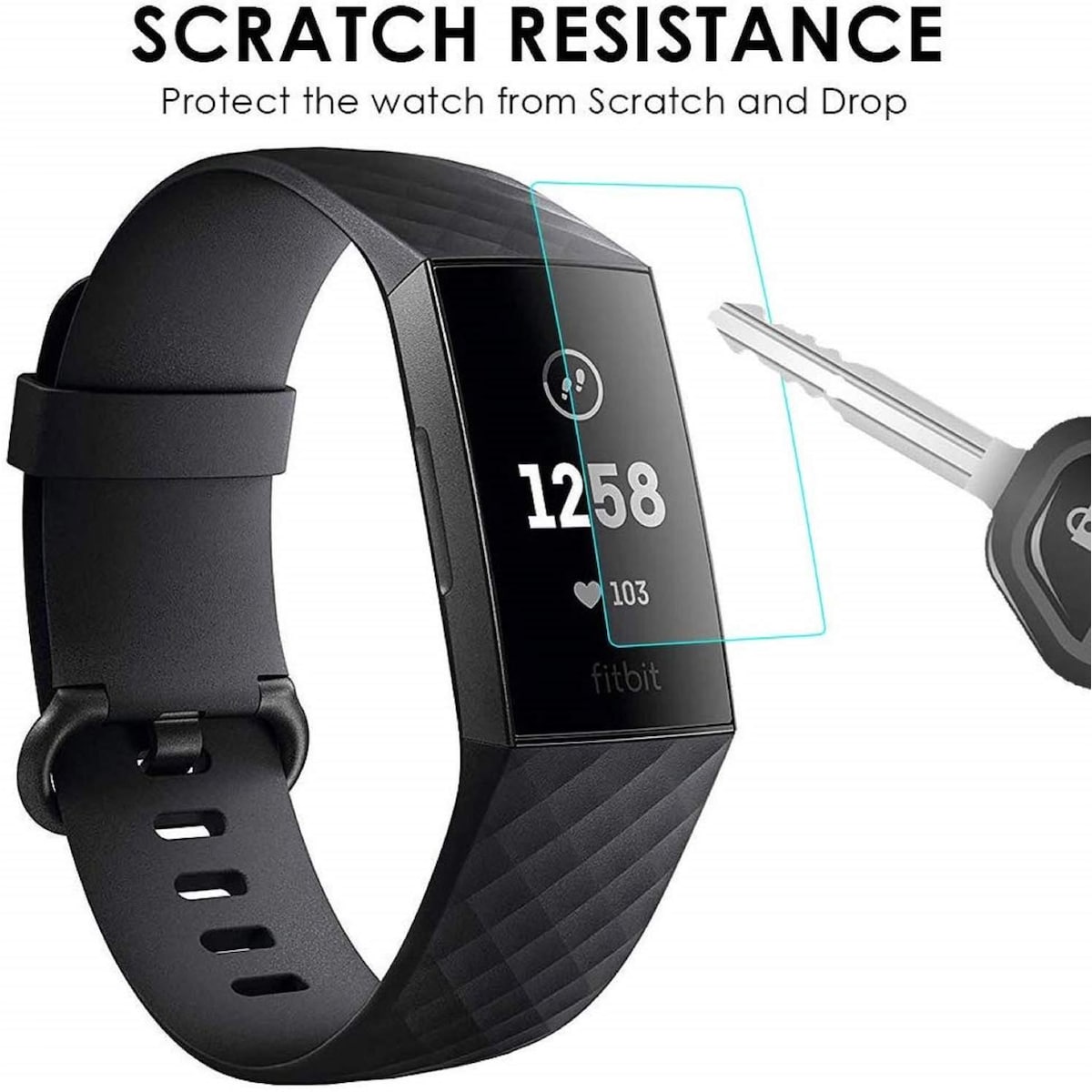 Skjermbeskytter Fitbit Charge 2 TPU 5-pack