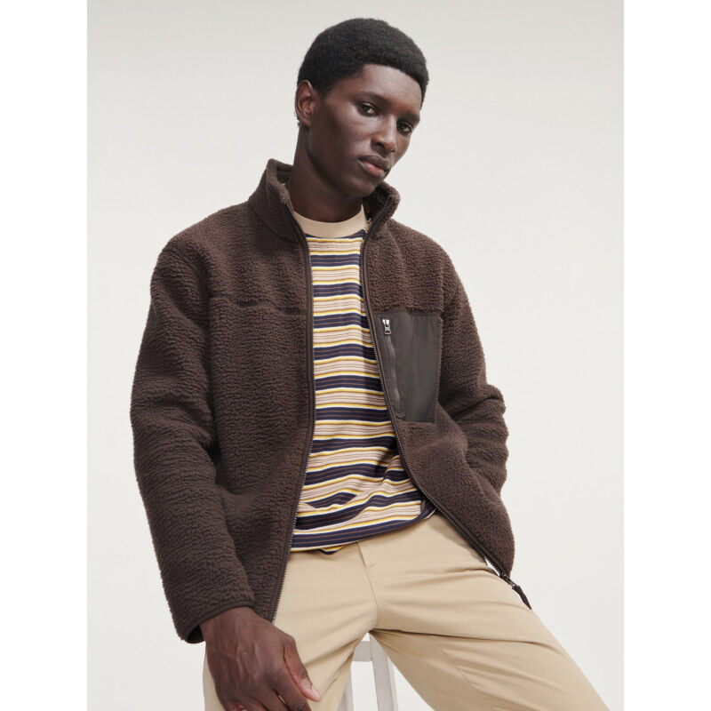 Polaire sherpa à fermeture éclair - Polaire homme