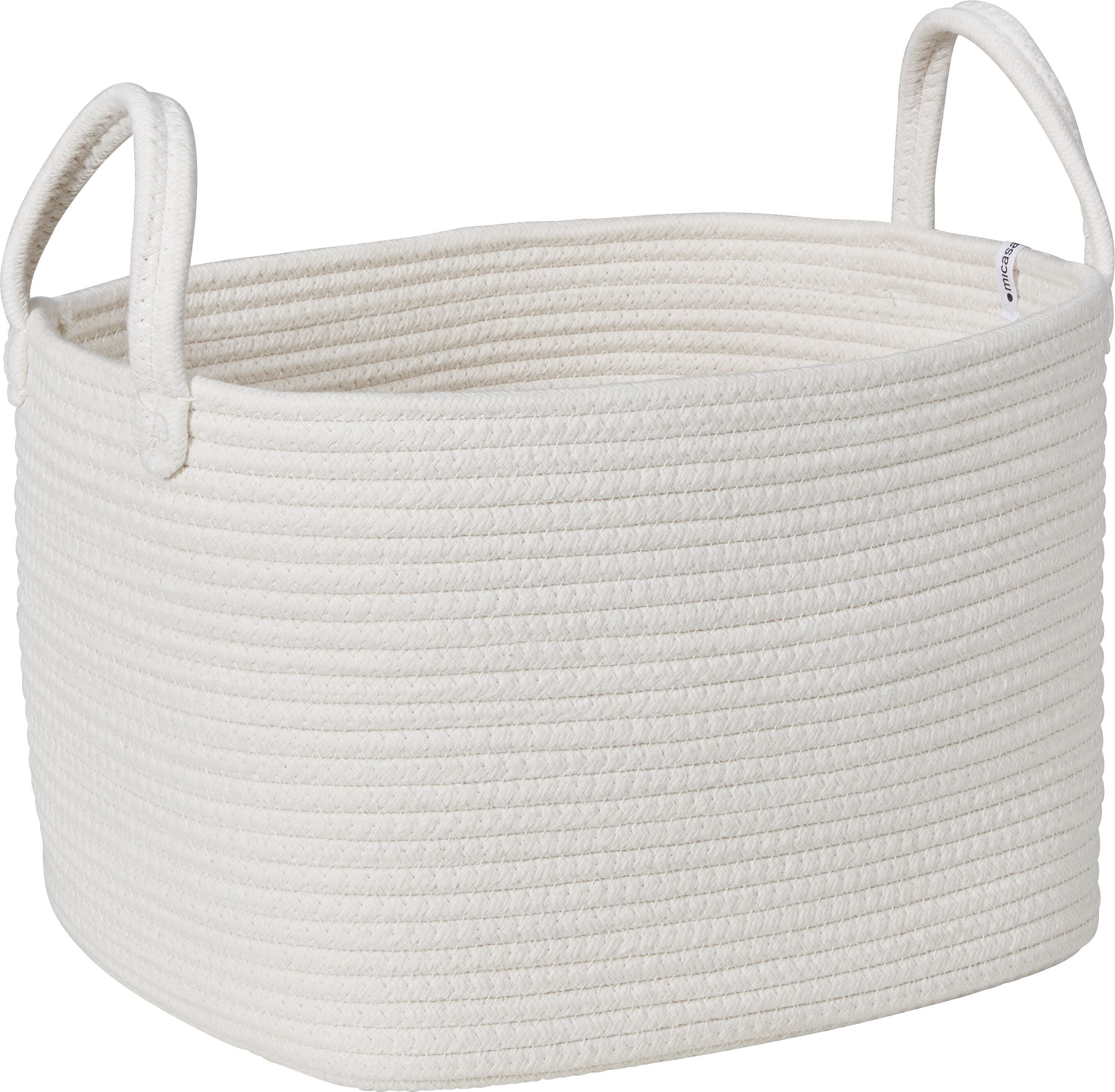 CLEA Korb - Weiss / B: 26.0 cm x T: 32.0 cm x H: 22.0 cm
