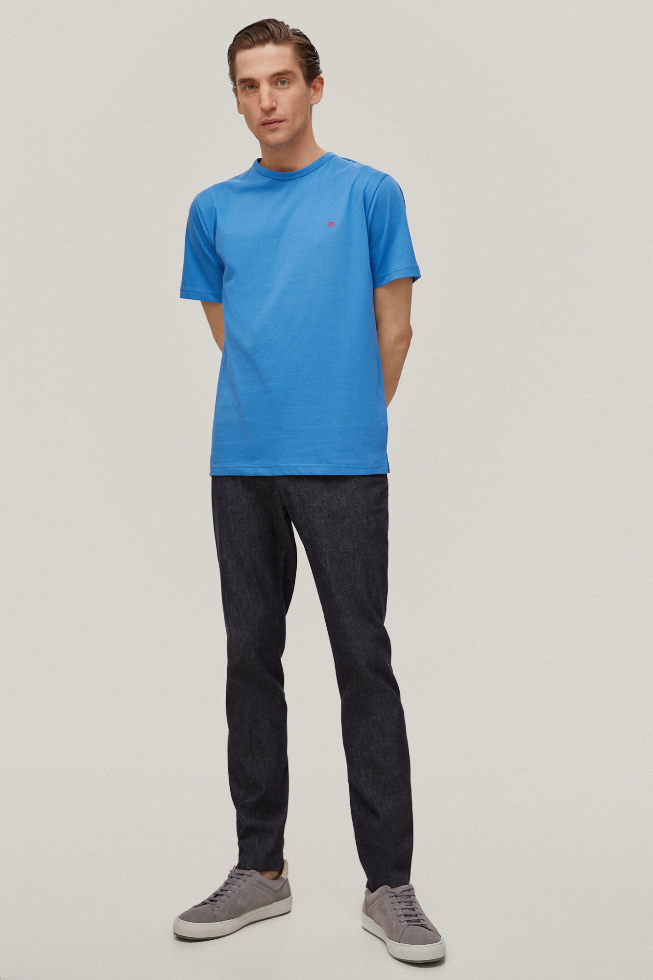 Camiseta básica - Azul