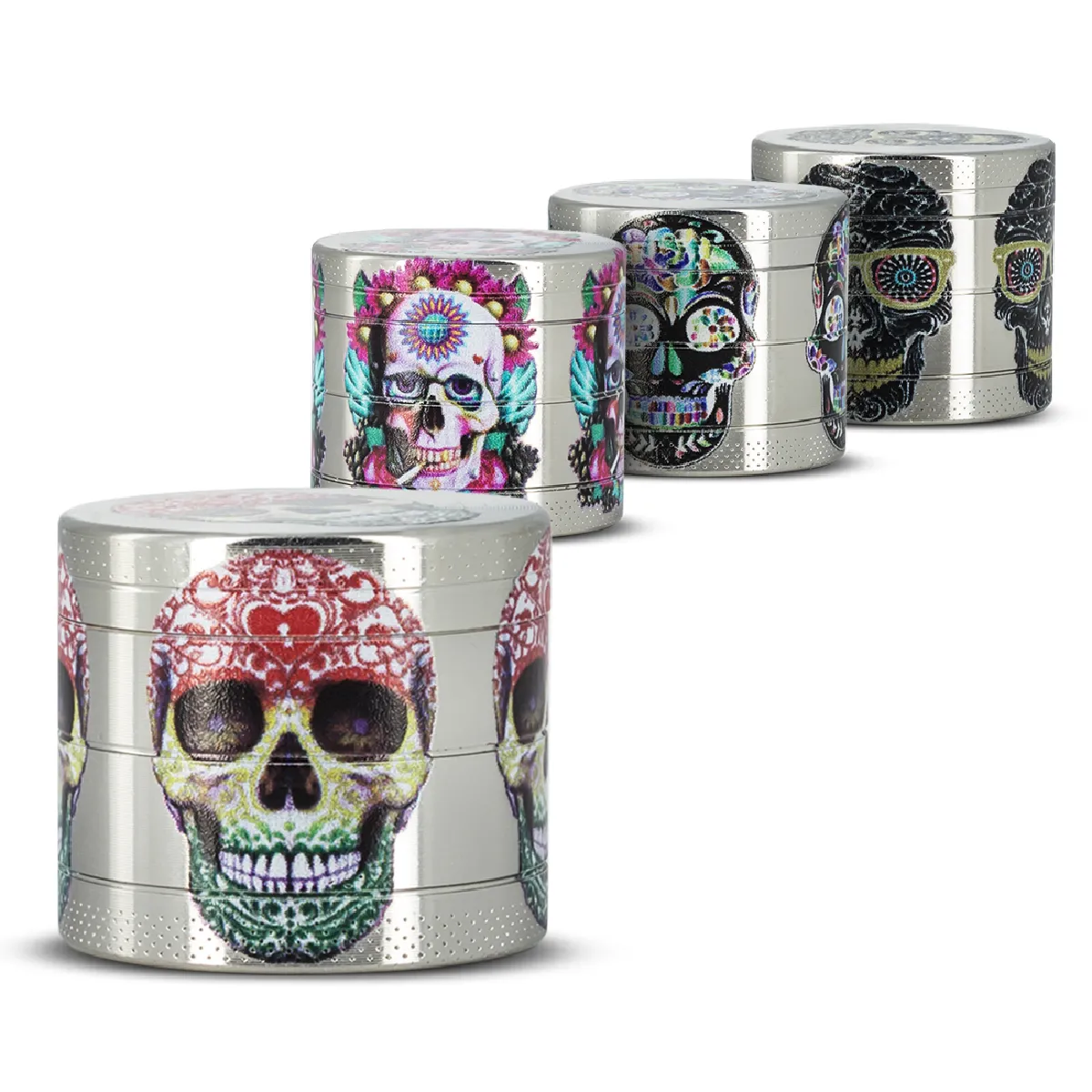 Grinder Skull Modèle 1 - Chrome