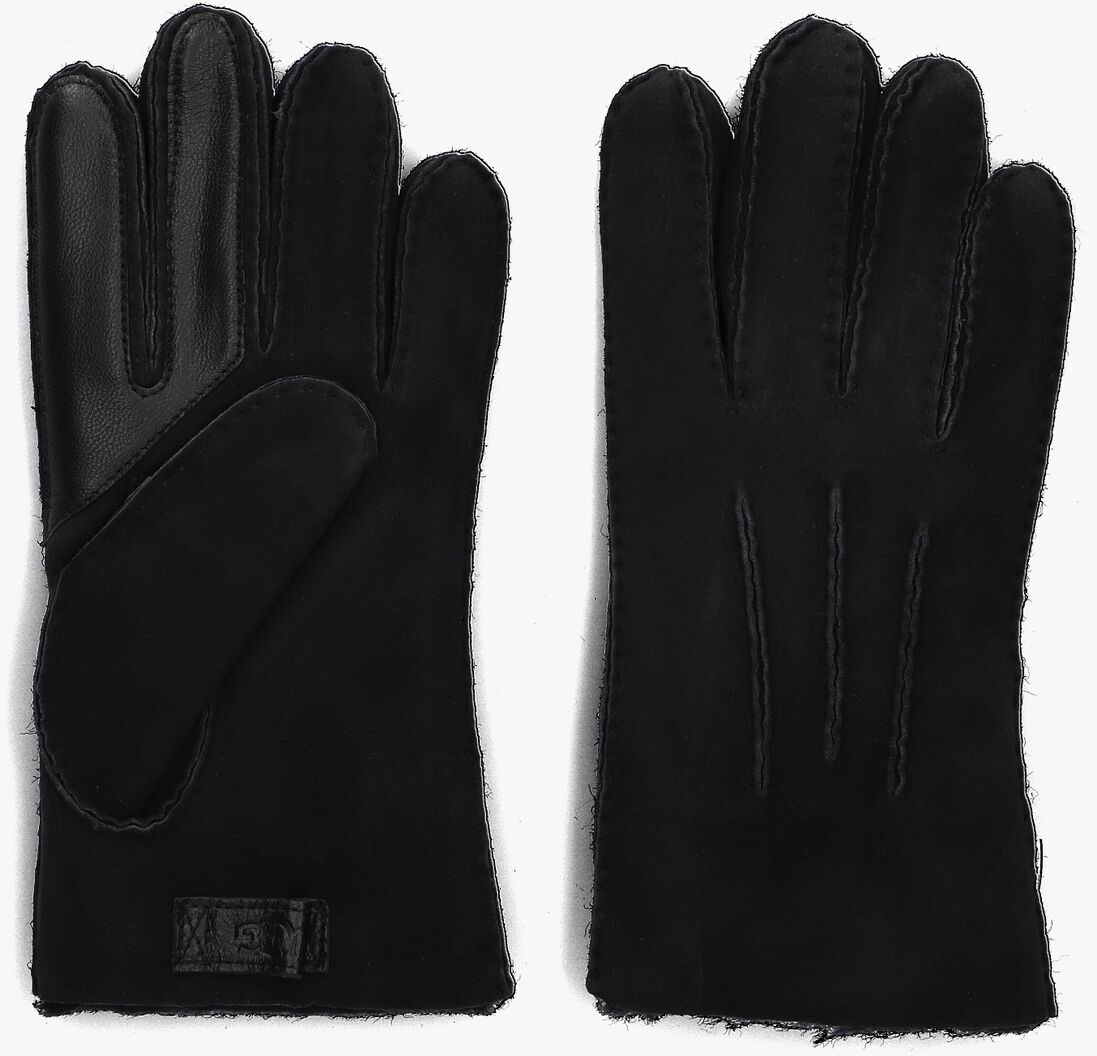 zwarte ugg handschoenen contrast sheepskin tech glove