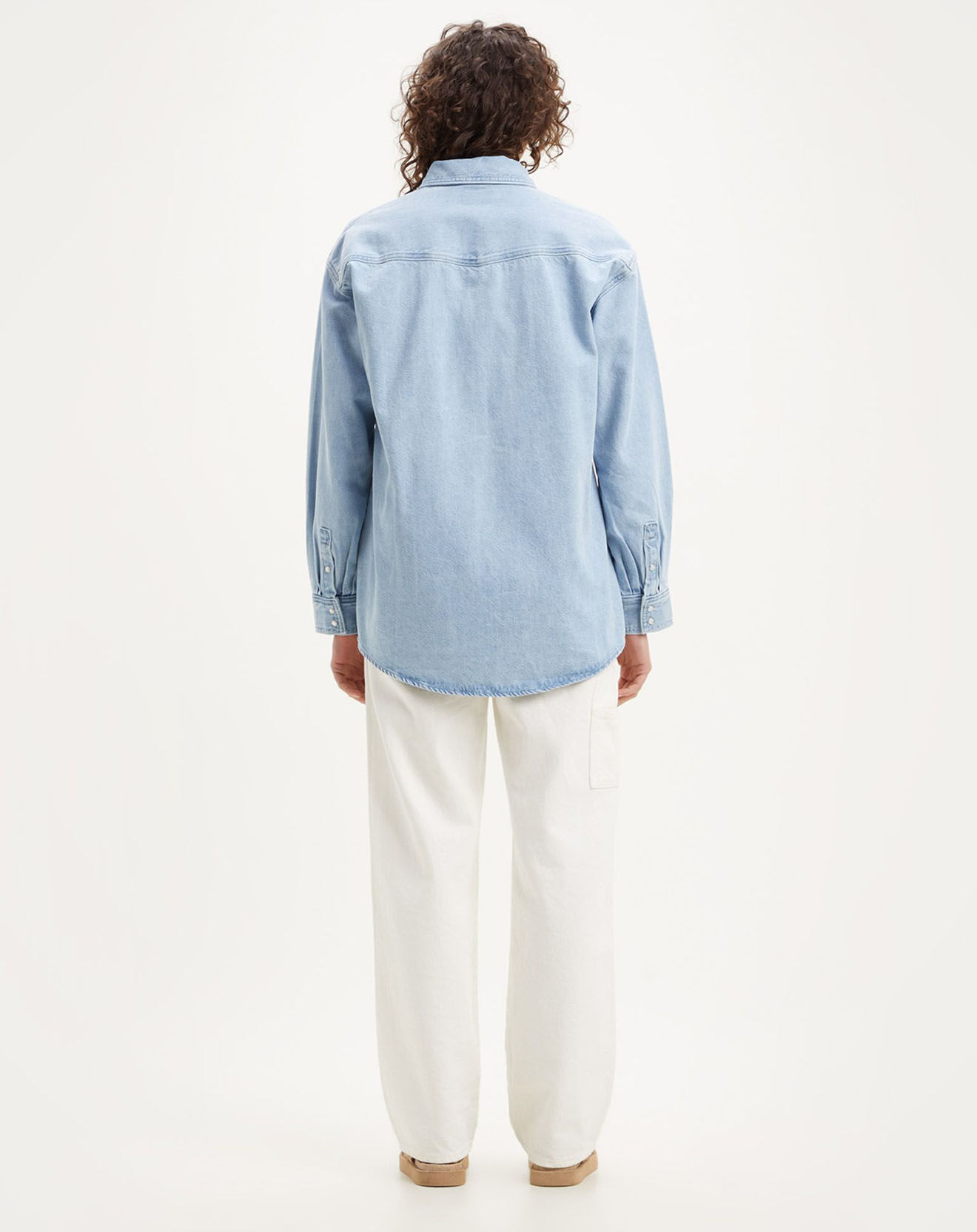 Levi's® Chemise en jean Dorsey Xl oversize Western bleu clair