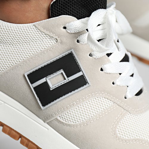 Baskets Beige Blanc
