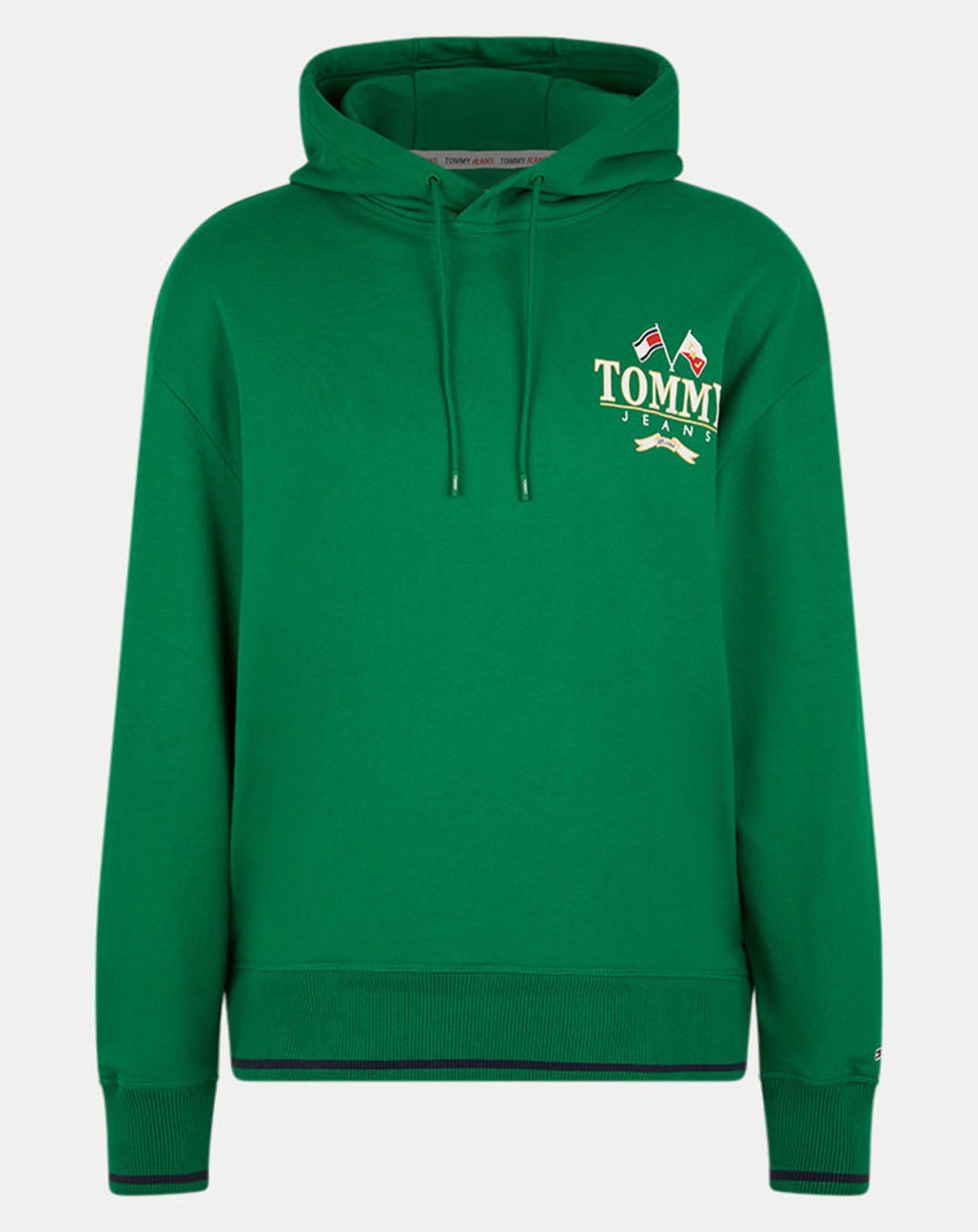 Tommy Jeans Sweat à capuche Skater vert gazon