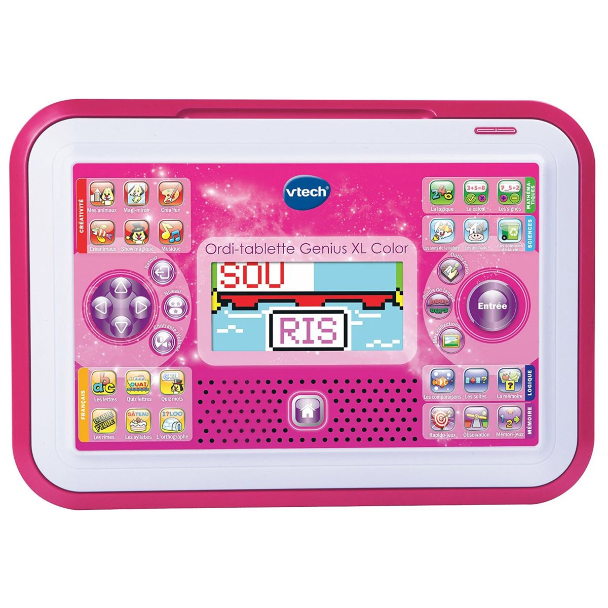 Ordinateur tablette XL rose