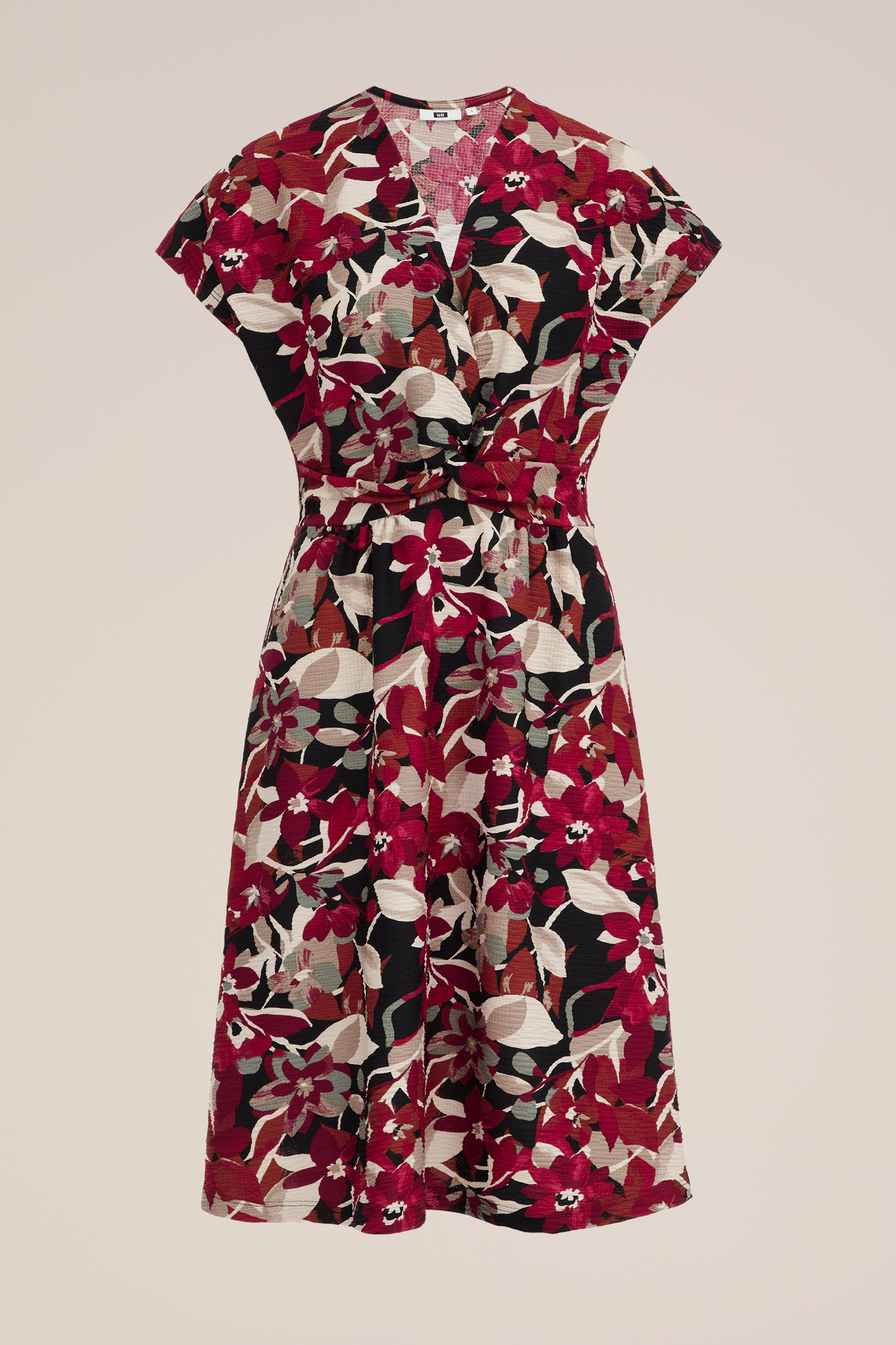 jurk met dessin WE Fashion Multikleur