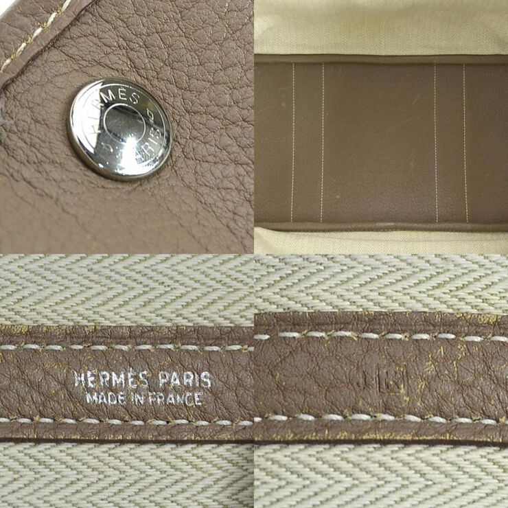 Hermès Vintage Hermès Garden Party Grey