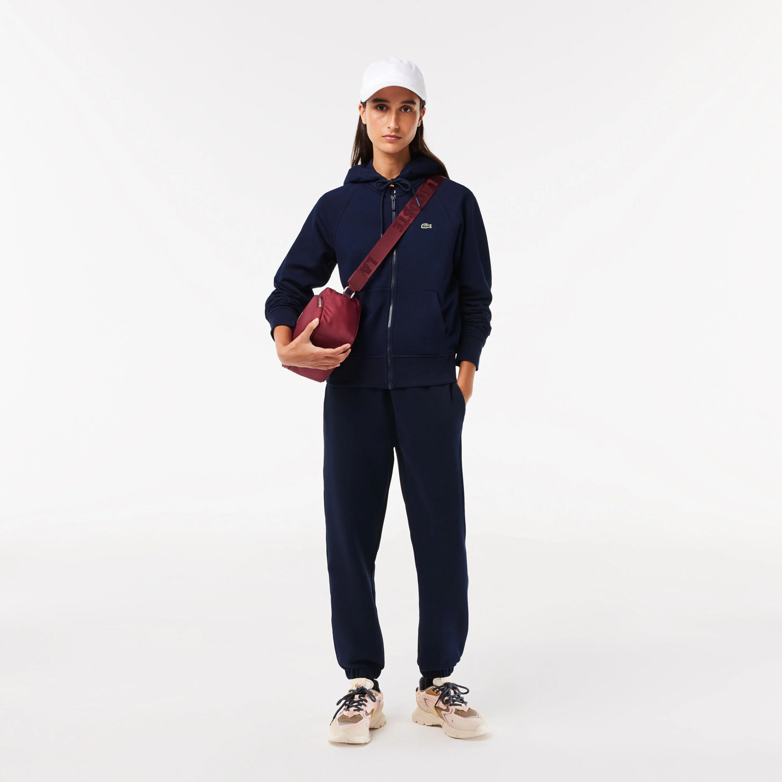 Lacoste Core Sweat-shirt Femmes - Bleu Foncé