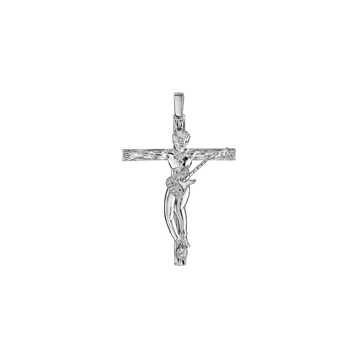 Pendentif Croix Rock - 45 mm