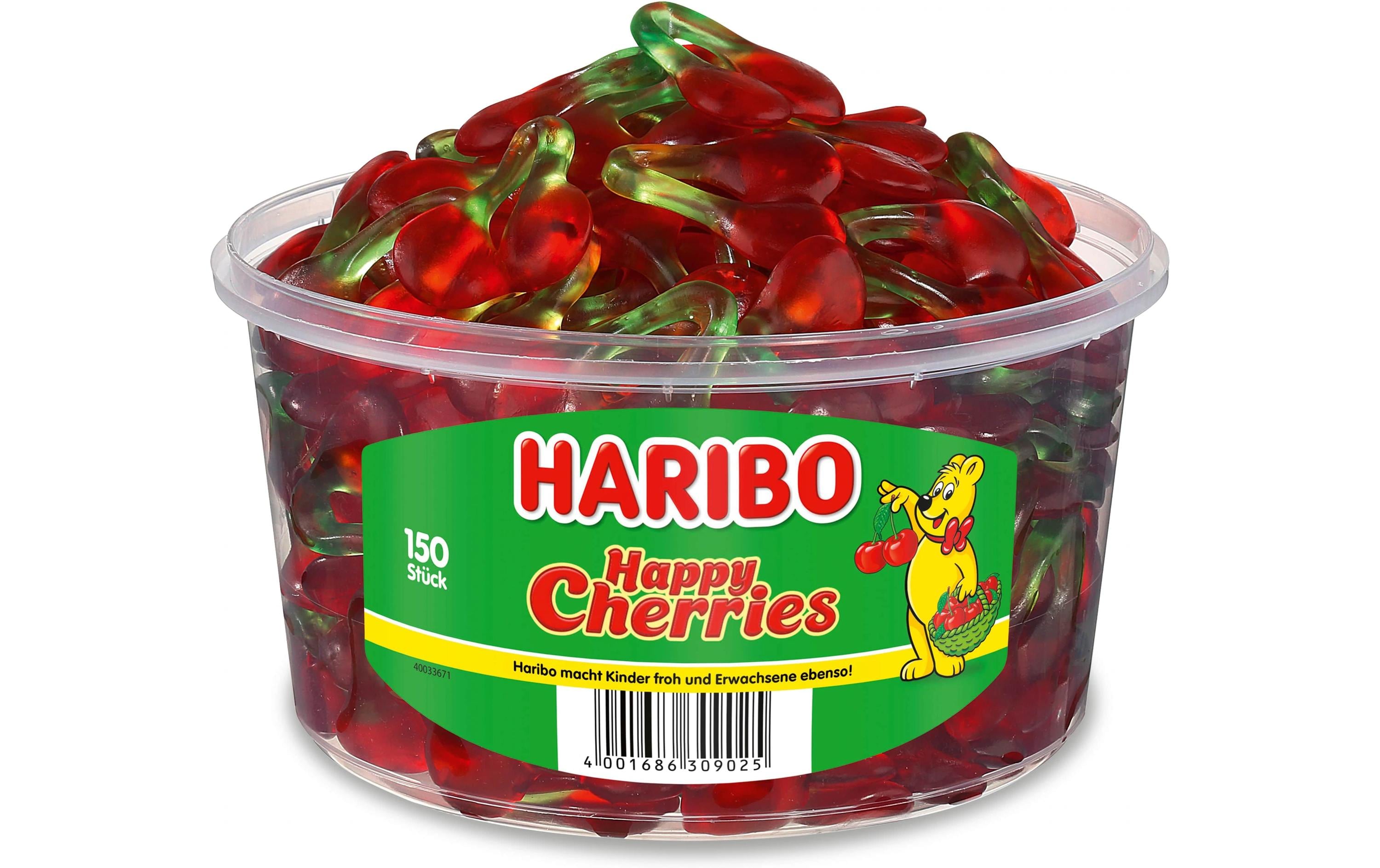 Gummibonbons Happy Cherries 150 StückSaftige Fruchtgummi-Kirschen