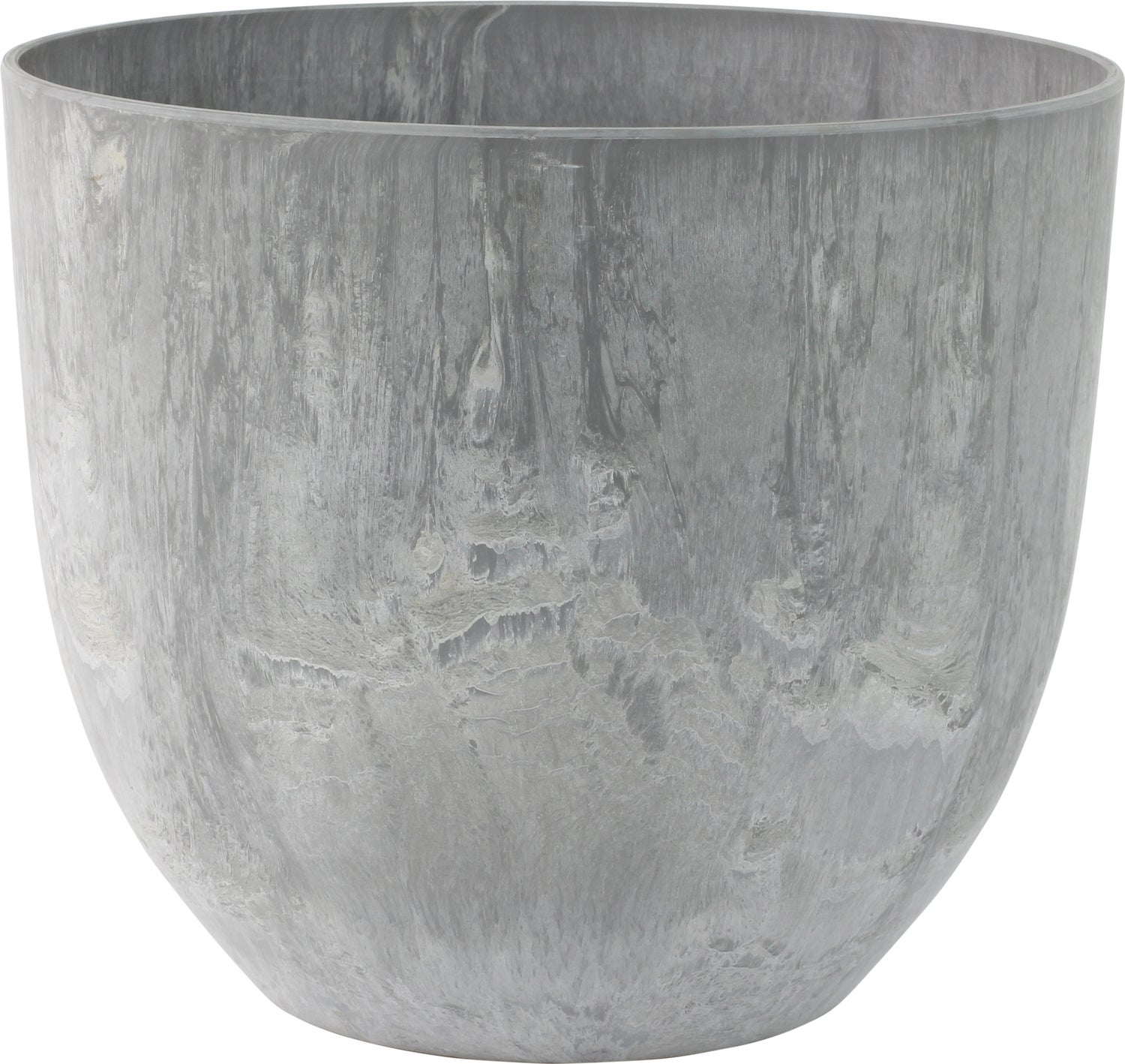 Artstone bloempot Bola D 33 H 29 cm grijs