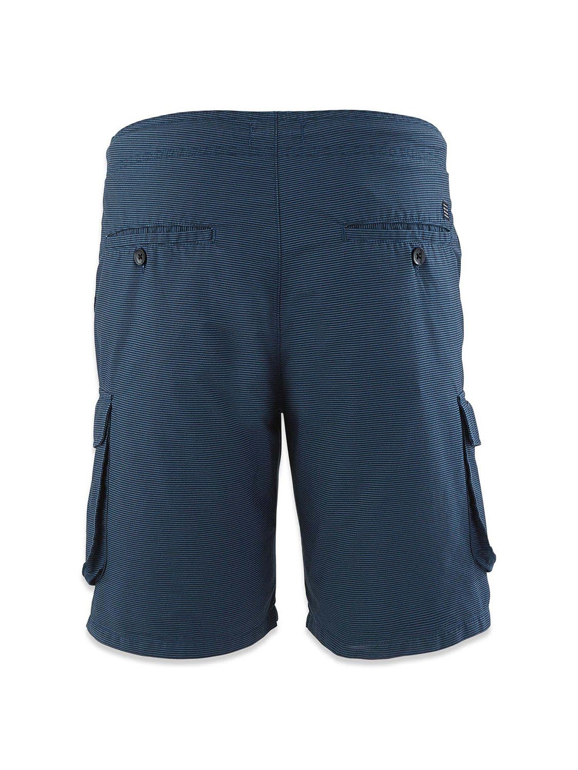 Short Homme Fines Rayures Marine