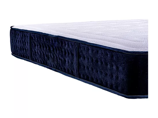 Matelas réversible CAMPA 180x200 cm, en mousse mémoire de forme, indépendance du couchage, mi-ferme, face été/hiver, épaisseur 24 cm