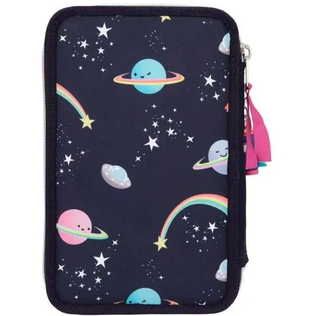 Depesche Ylvi & the Minimoomis 3-Fach Federtasche LED Space