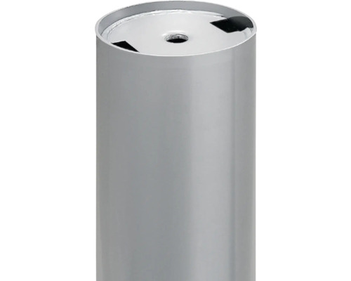 Tarrox tafelpoot, set van 4, rond, 710 Ø 60 mm, zilver