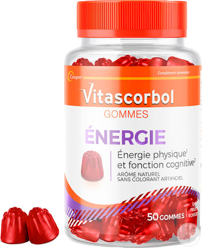 Vitascorbol Gommes Énergie 50 Pièces