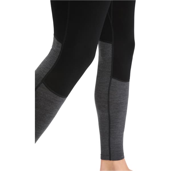 Collant thermique ICEBREAKER M ZONEKNIT 200 LEGGINGS BLK/JET HTHR/CB