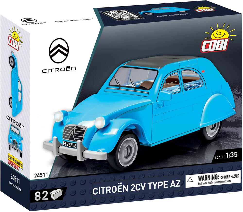 VOITURE CITROEN 2CV TYPE AZ 1962 1:35