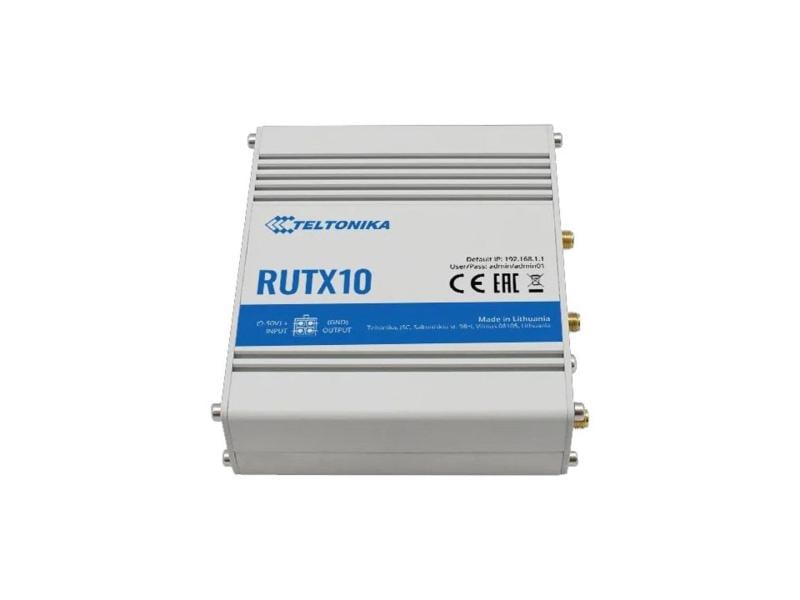 Teltonika VPN-Router RUTX10 Industrierouter mit WLAN-AC Teltonika RUTX10 mit Bluetooth LE und Wave-2 802.11ac Dual Band WiFi