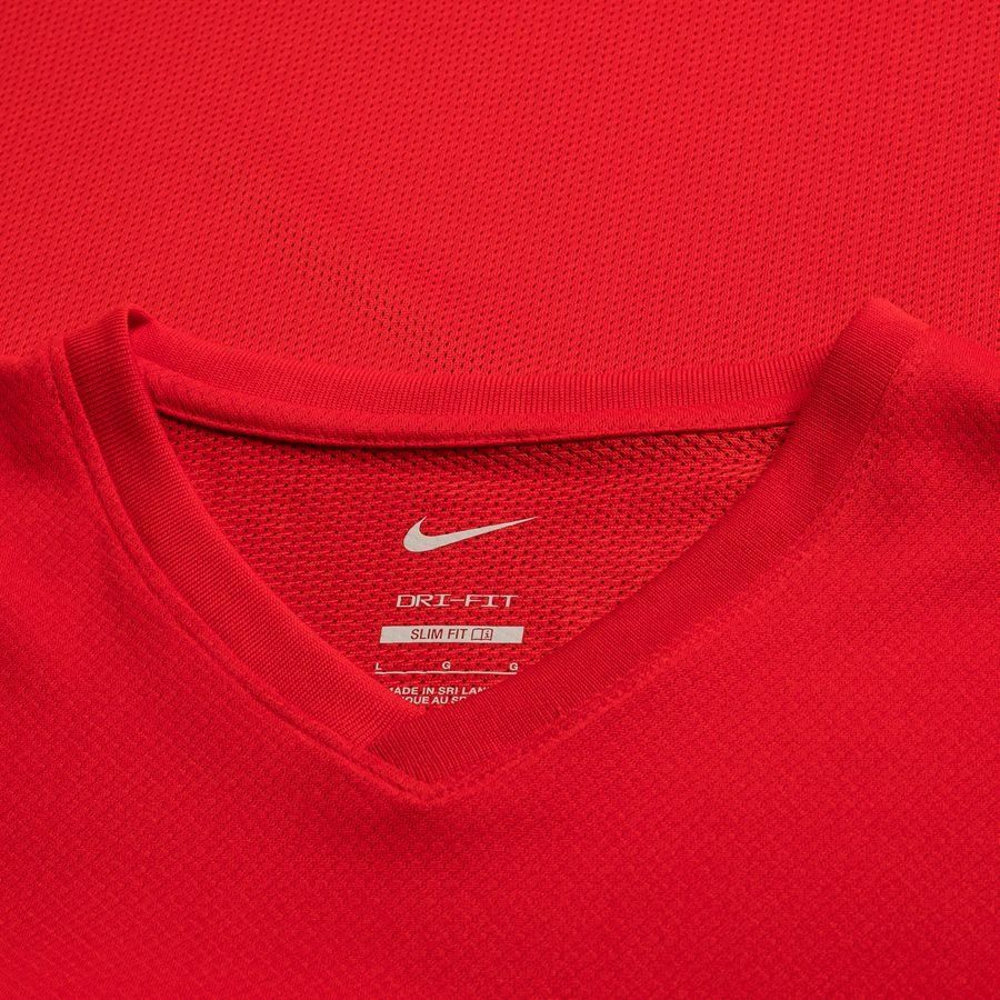 Nike Maillot Tiempo Premier II - Rouge/Blanc Femme