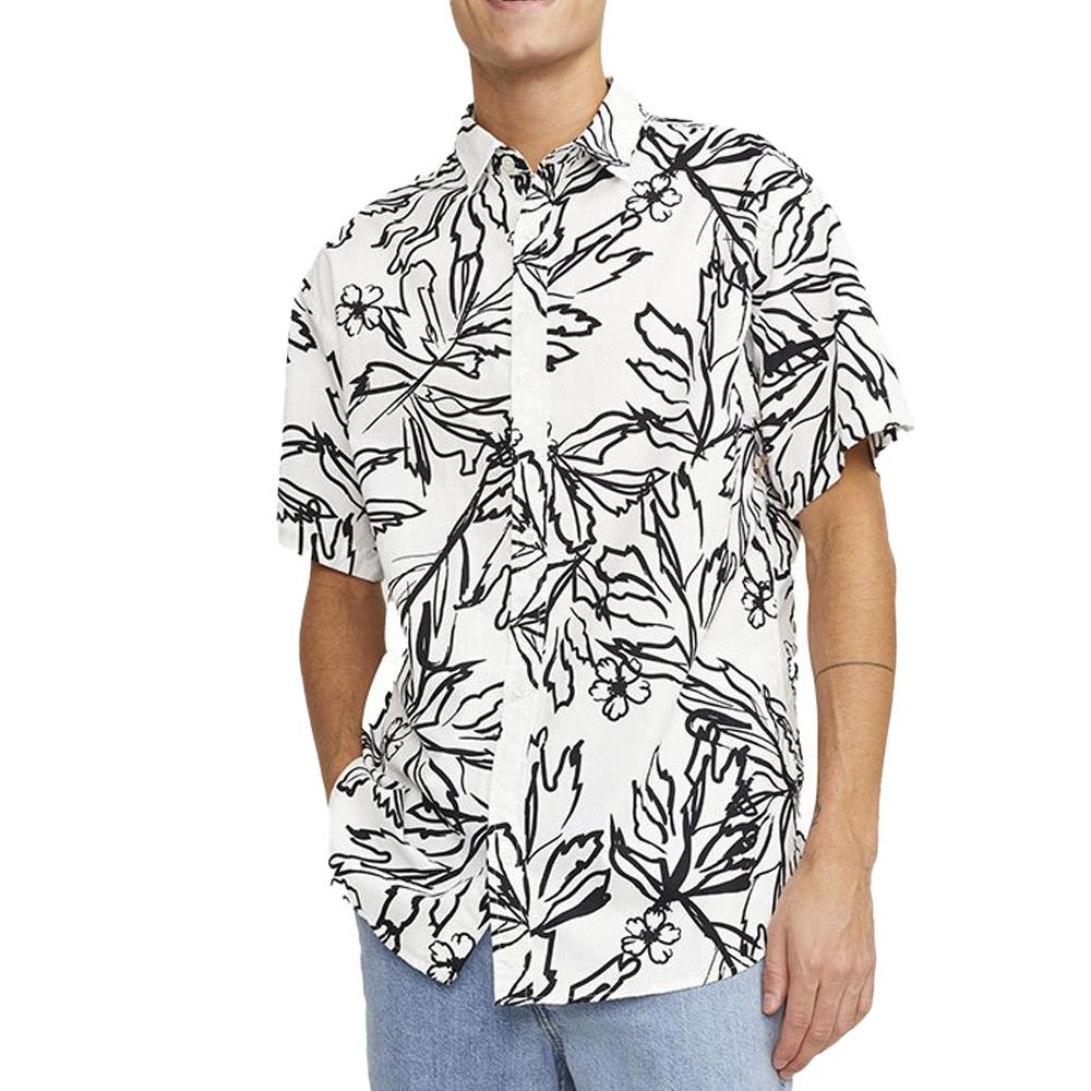 Jack & Jones Chemisette Blanche Homme Jack & Jones Fayette