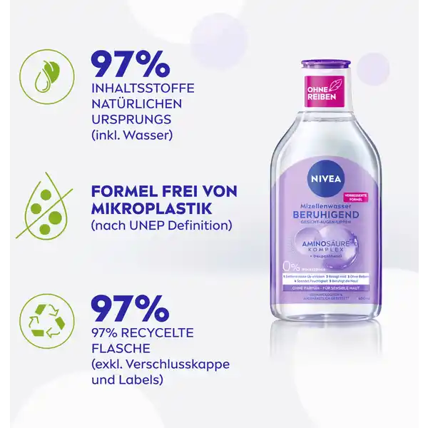 Mizellenwasser beruhigend