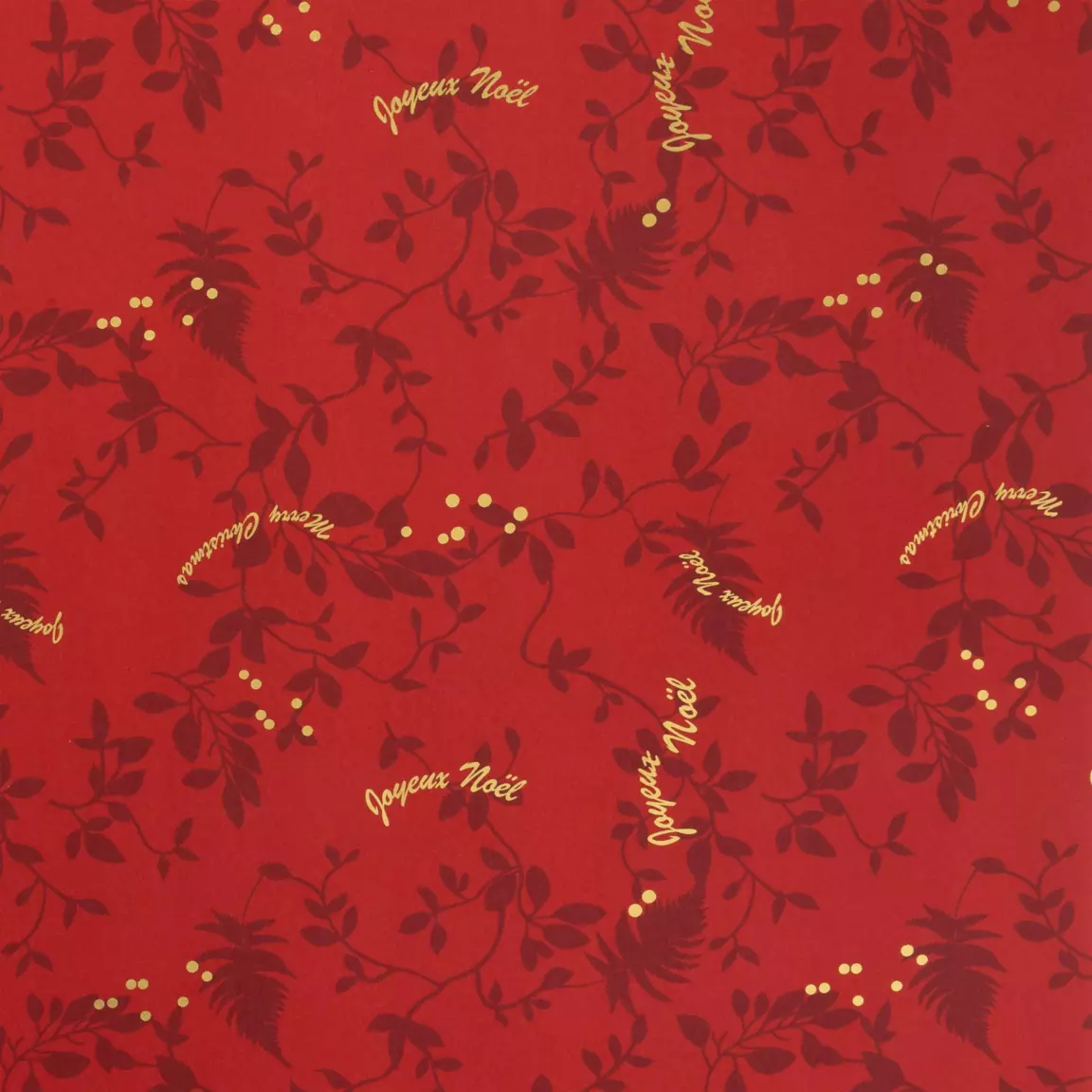 Nappe rectangulaire anti tache (140 x 240 cm) Réveillon Rouge