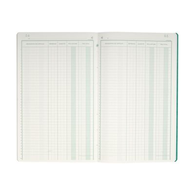 Exacompta - Livre d'inventaire - 80 pages - 32 x 19,5 cm