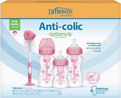 Dr. Brown's Wide Neck Options+ Gavesett, Rosa
