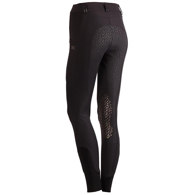 Paardrijbroek Harry's Horse Denici Cavalli Stardust Full Grip Zwart