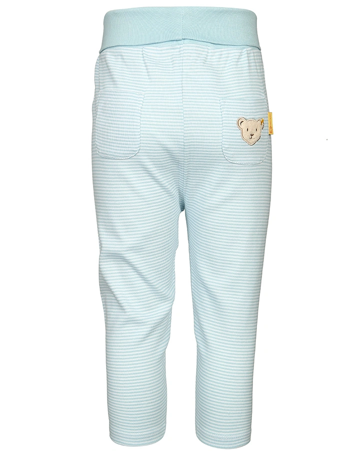Schlupfhose BASIC gestreift in hellblau