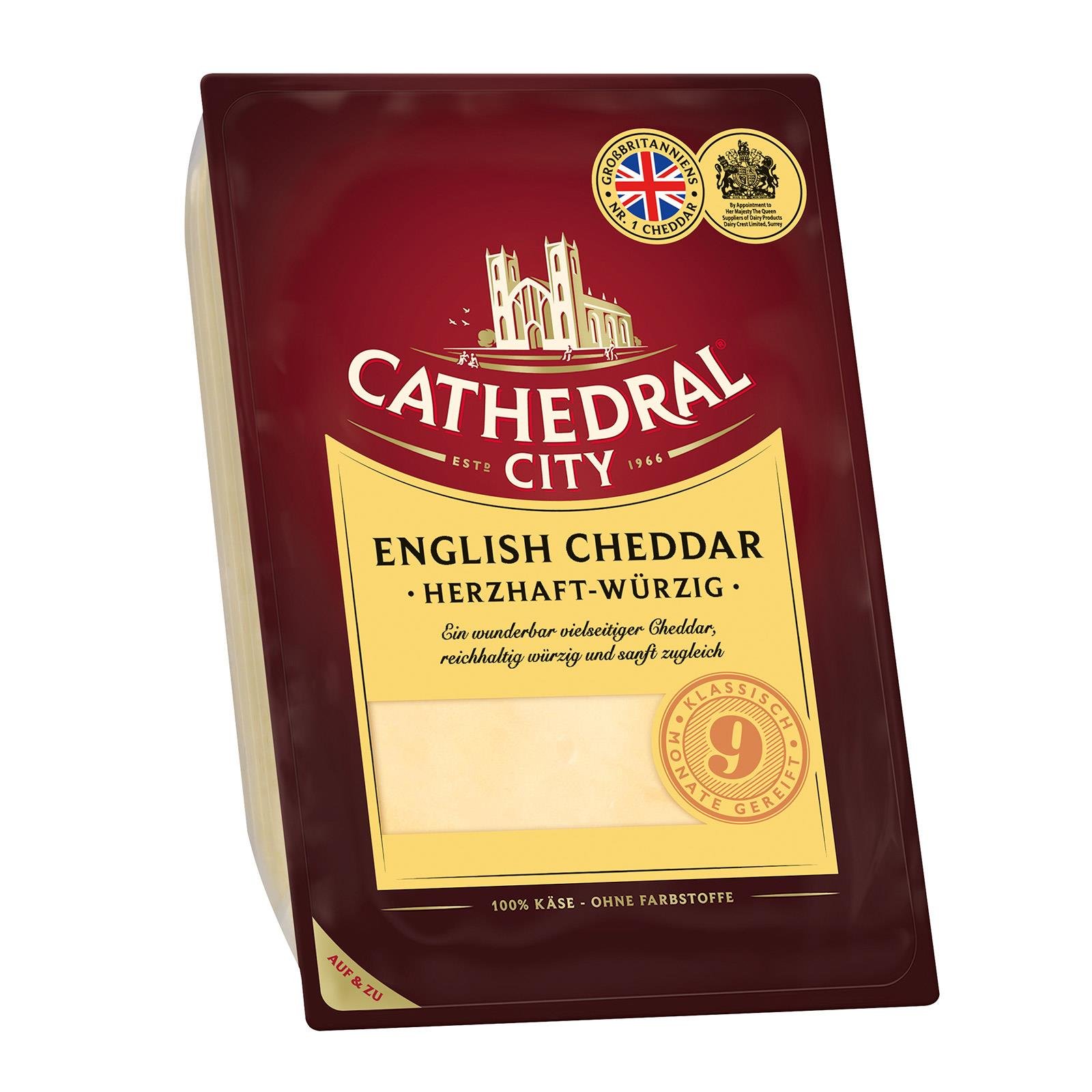 Cathedral City Cheddar Scheiben Herzhaft-Würzig