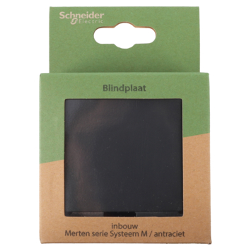 Schneider Merten System-M Afdekplaat Antraciet